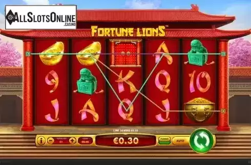 Win Screen 2. Fortune Lions (Skywind Group) from Skywind Group