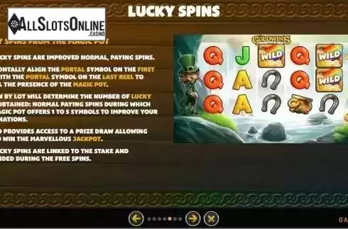 Lucky Spins. Goldwins Golden Pot of Gold from GAMING1