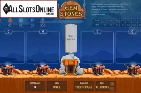 Reel Screen. Gem Stones (Smartsoft Gaming) from Smartsoft Gaming