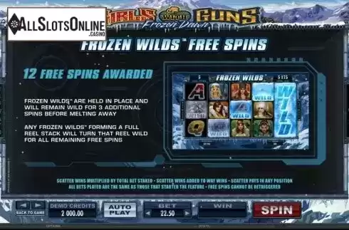 8. Girls With Guns - Frozen Dawn from Microgaming