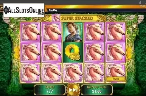 Free spins win screen. Golden Goddess Mega Jackpots from IGT