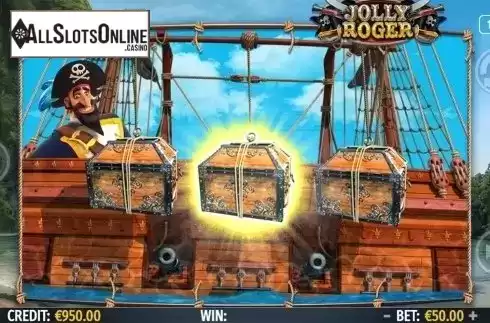 Bonus game screen. Jolly Roger (Octavian Gaming) from Octavian Gaming
