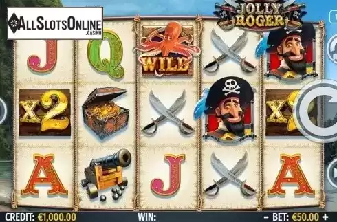 Reels screen. Jolly Roger (Octavian Gaming) from Octavian Gaming