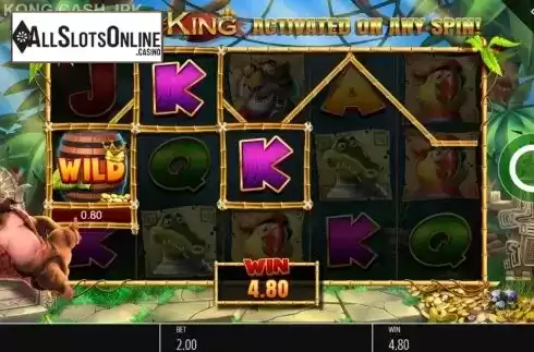 Win Screen 3. King Kong Cash Jackpot King from Blueprint