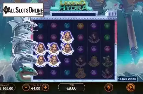 Win Screen 1. Legend of Hydra Power Zones from Ash Gaming