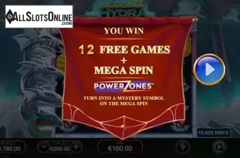 Free Spins 1. Legend of Hydra Power Zones from Ash Gaming