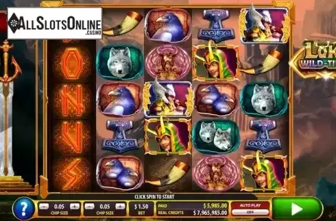 Bonus win screen. Loki Wild Tiles (2BY2 Gaming) from 2by2 Gaming
