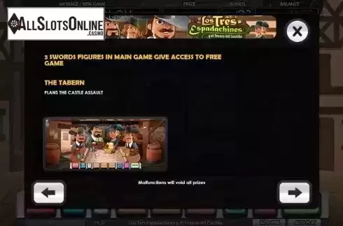 Bonus Game Screen