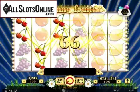 Win Screen 2. Penny Fruits Easter Edition from Spinomenal