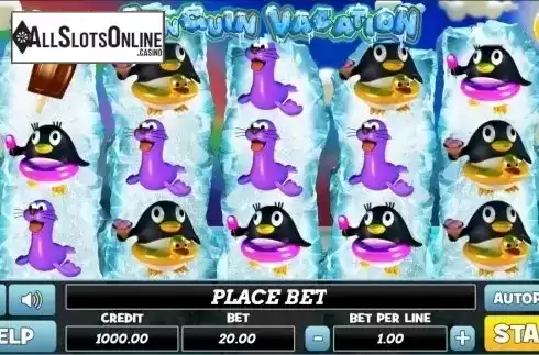 Reel Screen. Penguin Vacation (PlayPearls) from PlayPearls