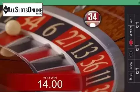 Game Screen 3. Real Roulette with Caroline from Real Dealer Studios