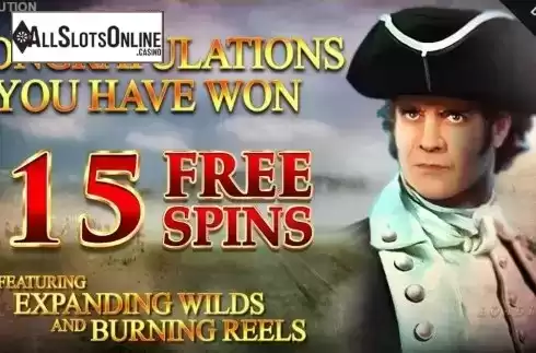 Free Spins 1. Revolution Patriots Fortune from Blueprint