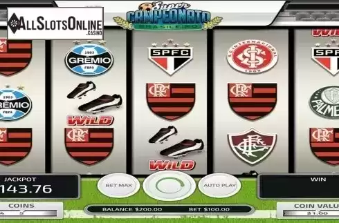 Reels screen. Super Campeonato Brasileiro from Concept Gaming