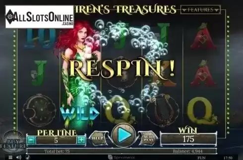Respin. Sirens Treasures 15 Edition from Spinomenal