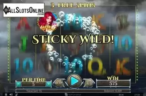 Free Spins 3. Sirens Treasures 15 Edition from Spinomenal