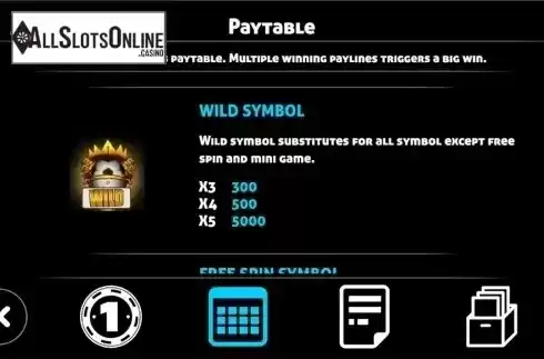 Paytable . Soccer (Triple Profits Games) from Triple Profits Games
