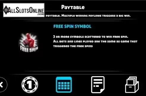Paytable 2. Soccer (Triple Profits Games) from Triple Profits Games