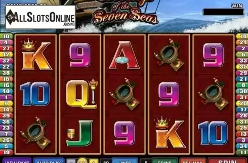 Screen 1. Sovereign Of The Seven Seas from Microgaming