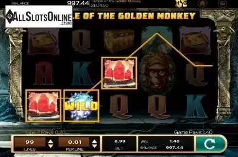 Win. Temple of the Golden Monkey from High 5 Games