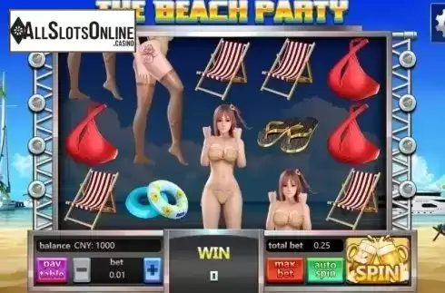 Reel Screen. The Beach Party (Aiwin Games) from Aiwin Games