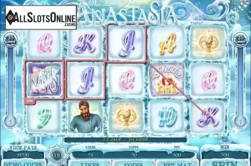 Screen7. The Lost Princess Anastasia from Microgaming