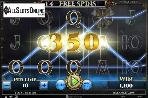 Free Spins 2. Vikings and Gods 2 15 Lines from Spinomenal