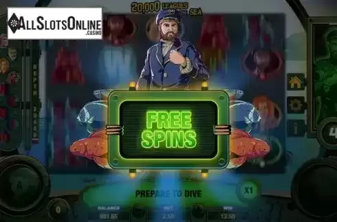 Free Spins 1. 20000 Leagues Under The Sea from Probability Jones