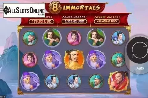 Reel Screen. 8 Immortals (bet365 Software) from bet365 Software